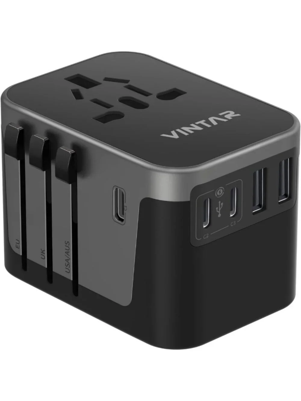 Universal Travel Adapter 30W, International Power Plug Converter for Worldwide